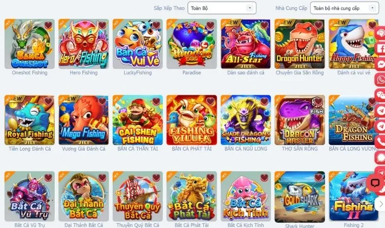 Đa dạng các tựa game bắn cá HitClub hấp dẫn