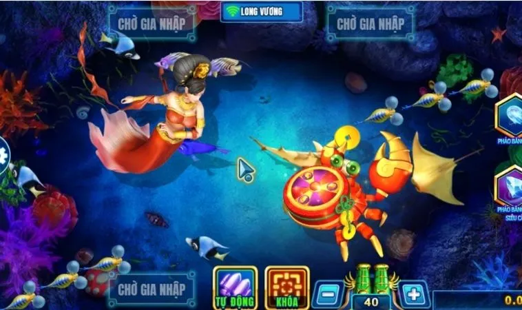 Giao diện chơi Bắn Cá Rồng Tại HitClub