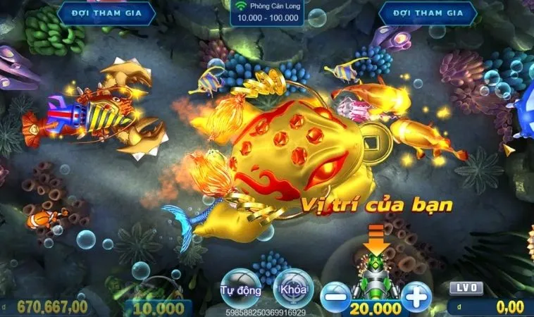Hệ thống vũ khí trong game Bắn Cá Royal Fishing Tại HitClub