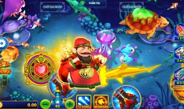 Các sinh vật trong game Bắn Cá Thần Tài Tại HitClub