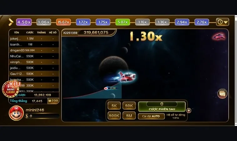 Giao diện chơi game nhanh ZetX Tại HitClub