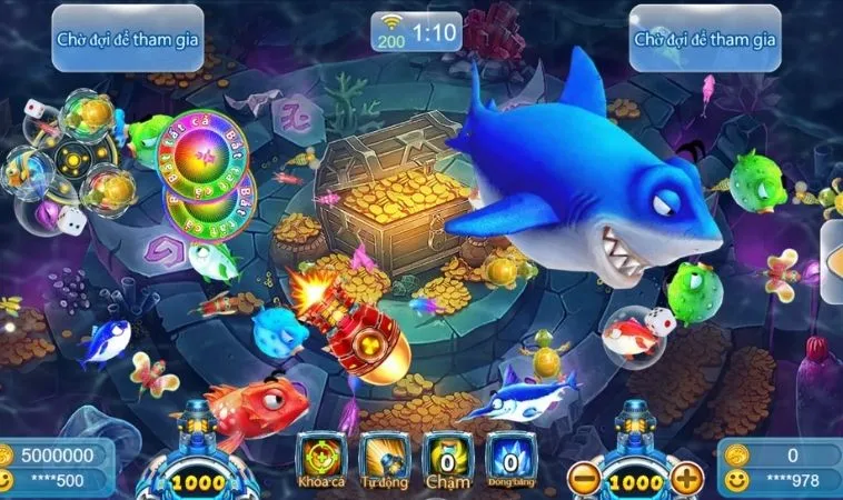 Các sinh vật trong game Vua Bắn Cá Tại HitClub